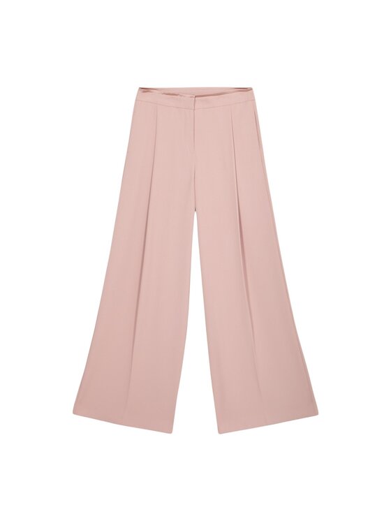 Oltre Oltre Pantaloni di tessuto P096R108751N006 Rosa Baggy Fit