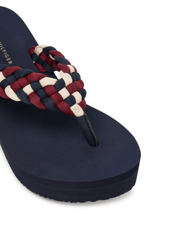 Tommy Hilfiger Tommy Hilfiger Japonke Th Wedge Braided Summer Sandal FW0FW09198 Pisana