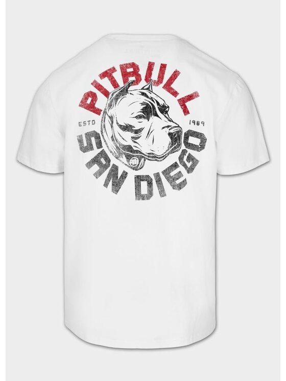 PITBULL PITBULL T-Shirt DOG SD Biały Regular Fit