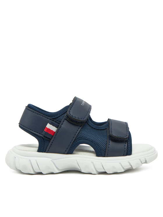 Tommy Hilfiger Tommy Hilfiger Sandále Velcro Sandal T1B2-33898-1591 M Tmavomodrá