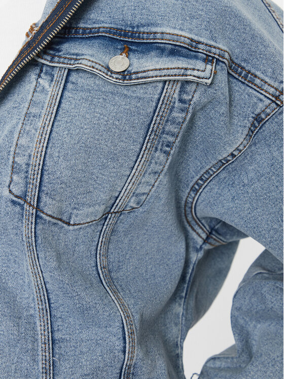 Noisy May Noisy May Jeansjacke Alviva 27028452 Blau Relaxed Fit