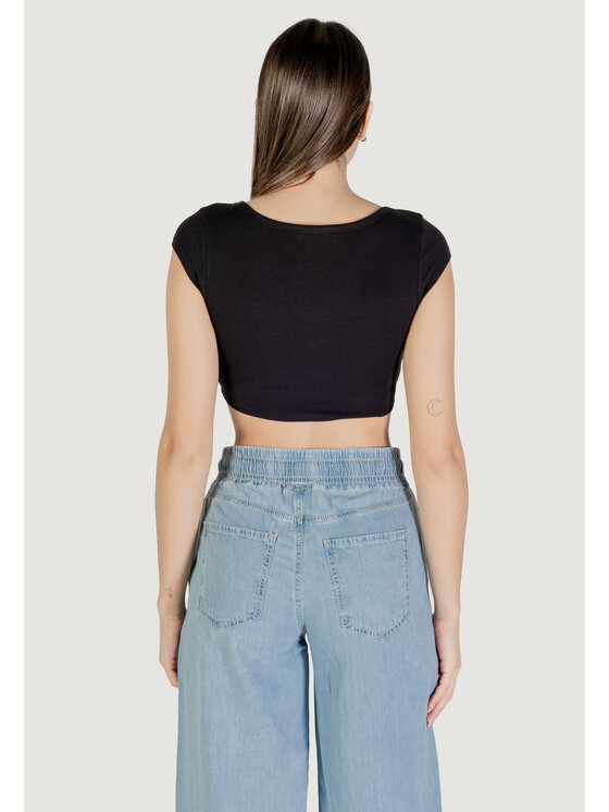 Tommy Jeans Tommy Jeans T-shirt TJW SP CRP RIB SS TO Nero To Fit