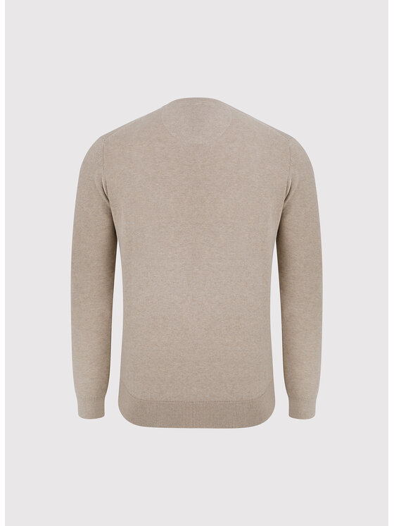 Pako Lorente Pako Lorente Sweter P26WB-2X-003 Beżowy Straight Fit