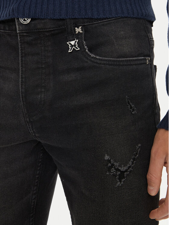 Richmond X Richmond X Jeans hlače Simov UMA24189JE Črna Slim Fit