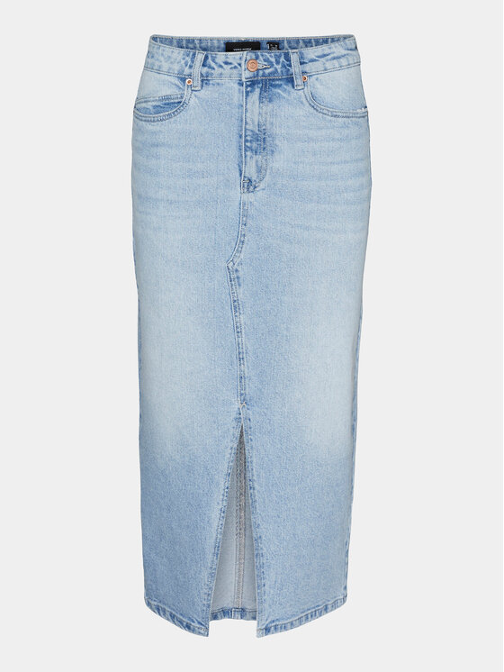 Vero Moda Vero Moda Farmer szoknya Veri 10295731 Kék Regular Fit