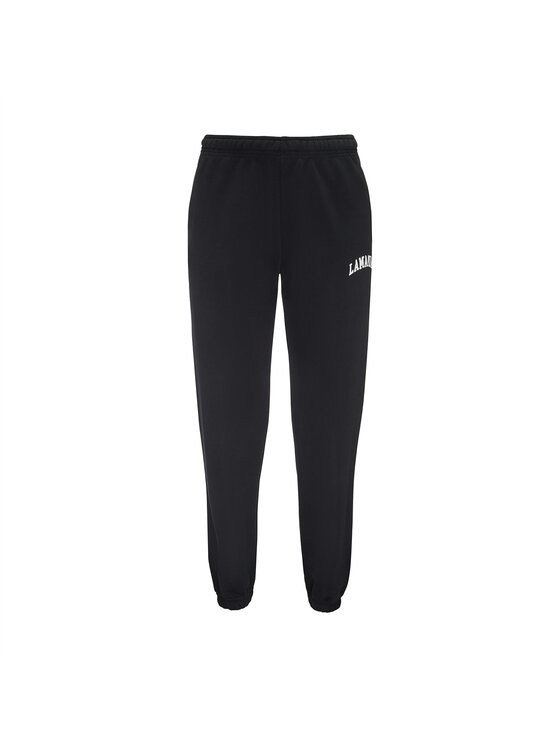 La Mania La Mania Spodnie dresowe FLAME Czarny Classic Fit