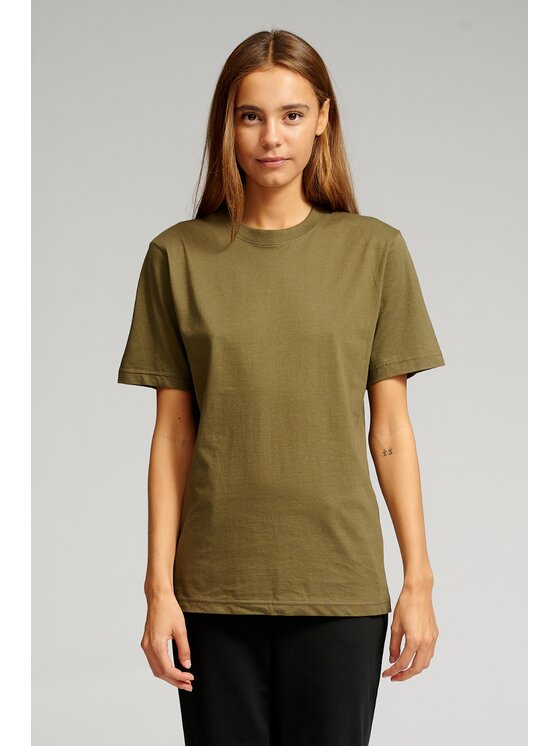 TeeShoppen TeeShoppen T-Shirt 'Oversized Collection' Khaki Oversize