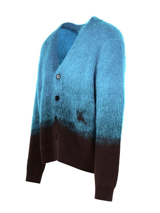 Burberry Burberry Cardigan 8093631 Blu Over Fit