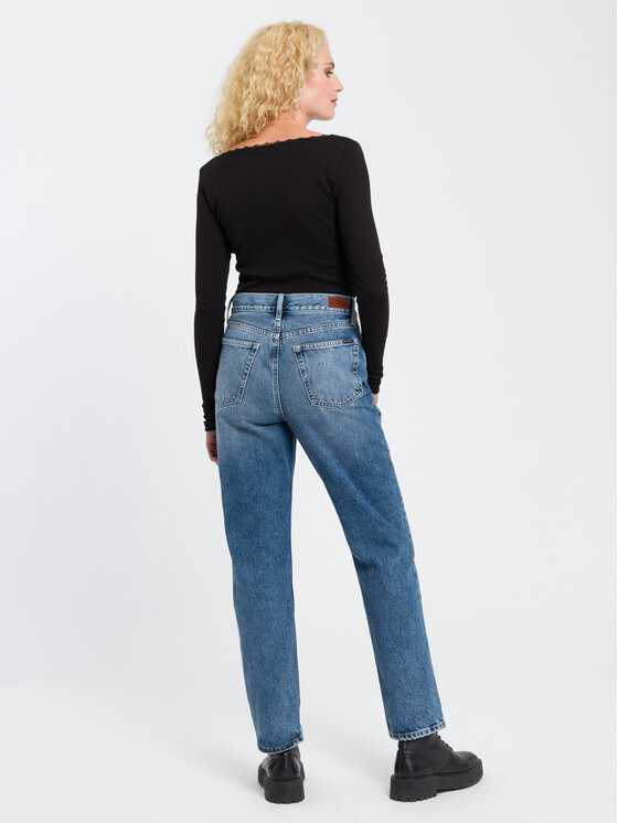 Cross Jeans Cross Jeans Bluzka 55830-020 Czarny Slim Fit