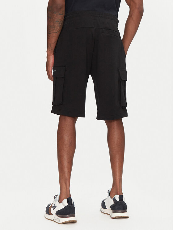 Aeronautica Militare Aeronautica Militare Pantaloncini sportivi 251BF025F459 Nero Regular Fit