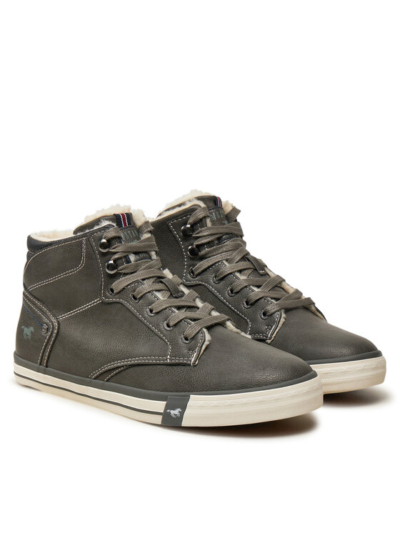 Mustang Mustang Schnürschuhe 4072-602 Grau