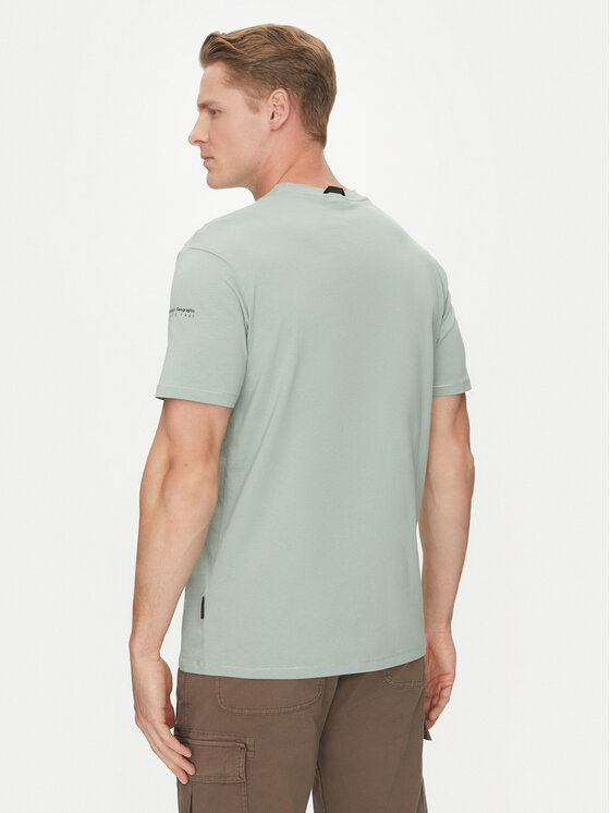 Napapijri Napapijri Футболка S-Badge NP0A4I3N Зелений Regular Fit