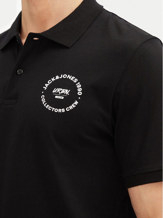 Jack&Jones Jack&Jones Polokošile Simon 12269299 Černá Regular Fit