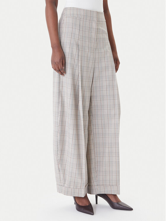 BOSS Pantaloni din material Telda1 50553949 Bej Oversize