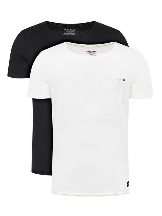 Blend Blend 2er-Set T-Shirts Bhnoel 20718773 Bunt Regular Fit