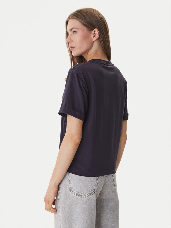 Guess Guess Tricou GUESS x NORTH SAILS W6GI03 K2657 Bleumarin Relaxed Fit
