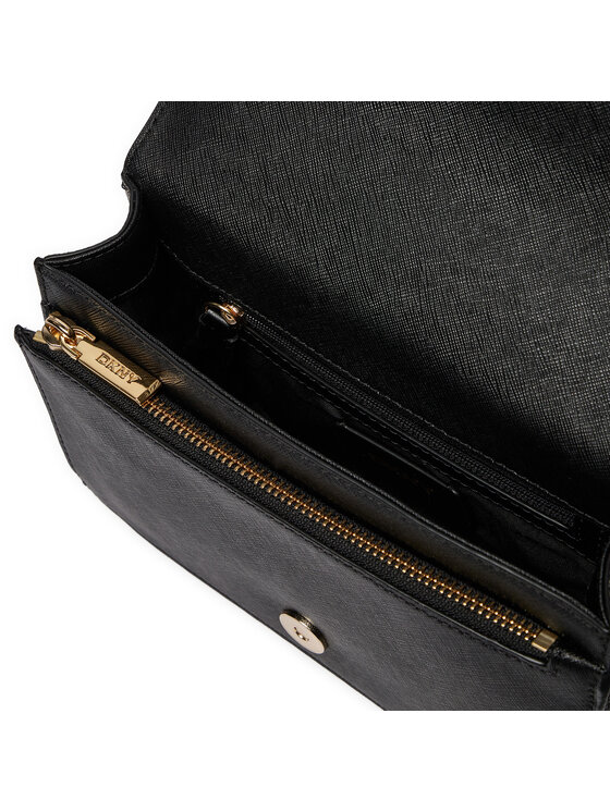 DKNY DKNY Дамска чанта Echo Sm Chain Flap R423YE31 Черен