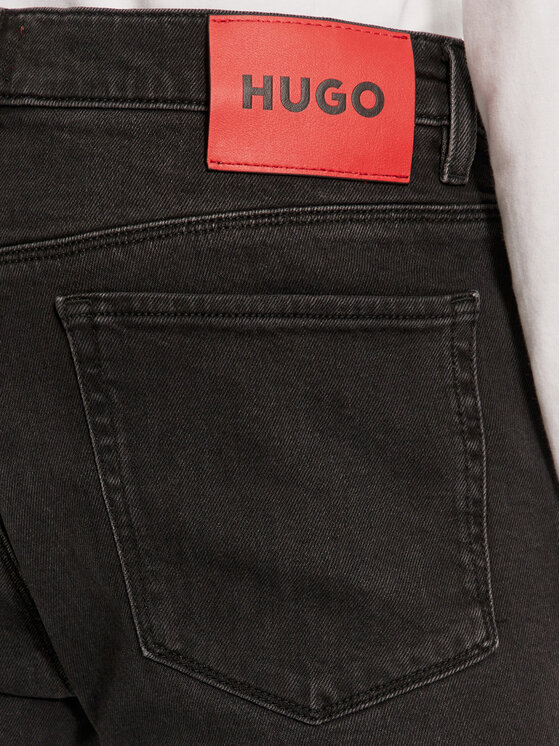 HUGO Hugo Jeansy 50522162 Černá Slim Fit