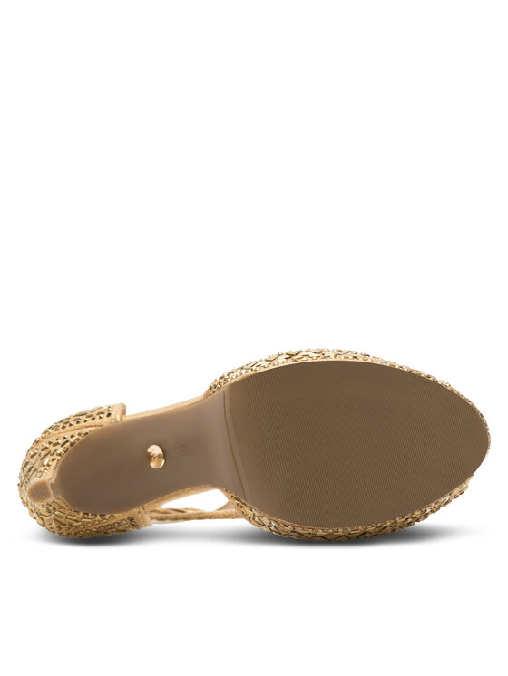 Nine West Nine West Sandały NISA SY015-1NW Złoty