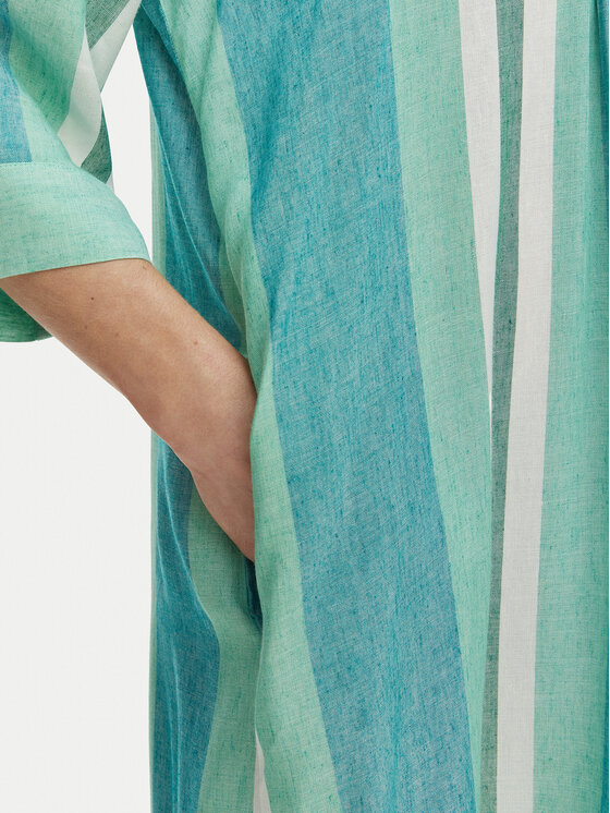 Iconique Iconique Paplūdimio suknelė Kim IC26-053 Žalia Relaxed Fit