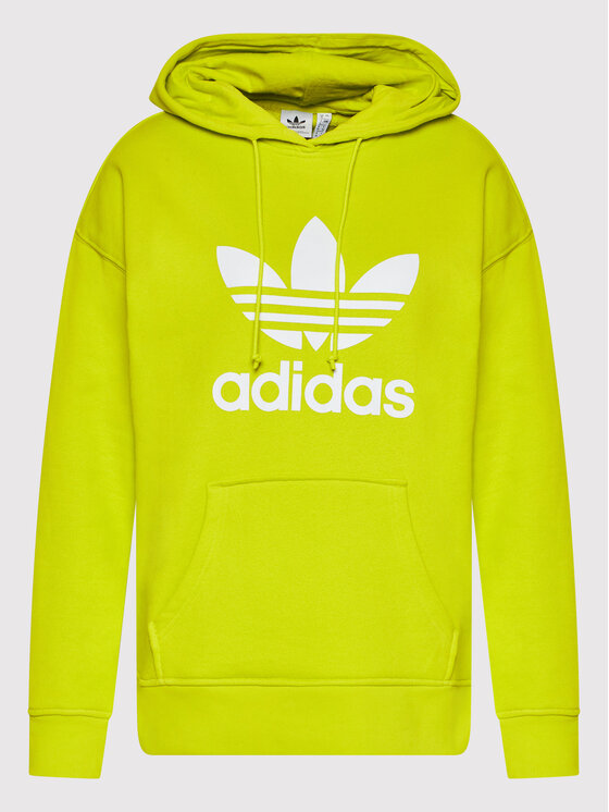 Neon yellow adidas hoodie clearance