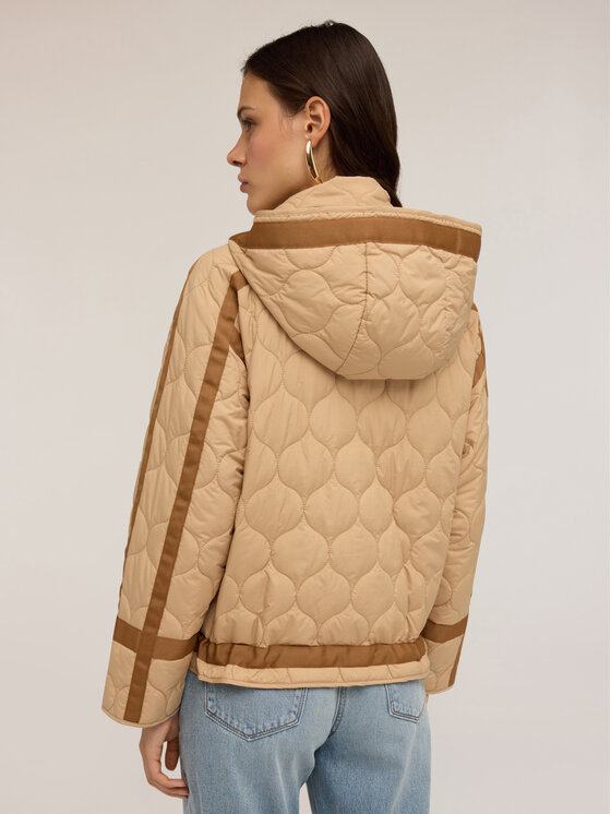 Motivi Motivi Giubbotto piumino F102W000083N002 Écru Regular Fit