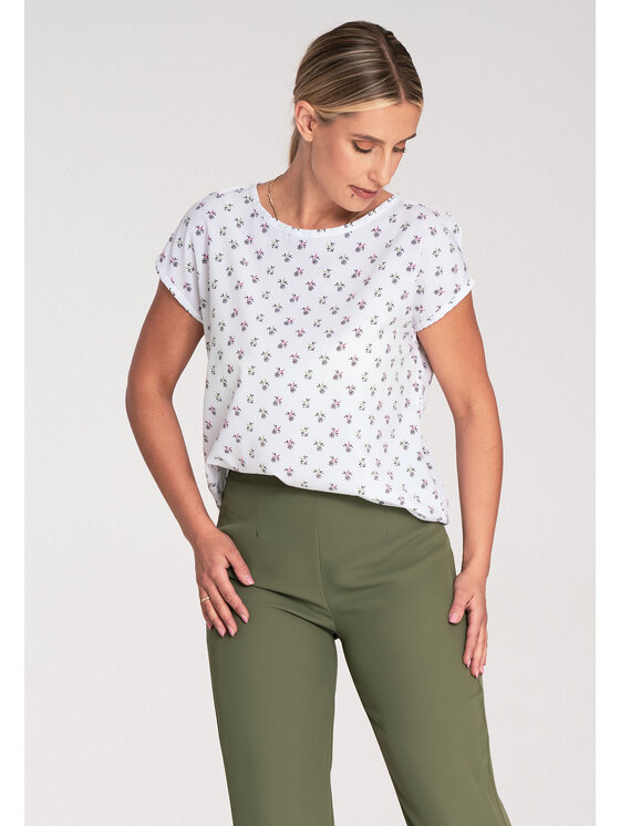 FIGL FIGL Blúzka M1048 Farebná Regular Fit