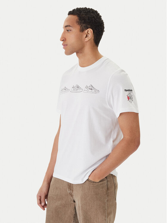 Reebok Tricou Harley RK25569CCM Alb Regular Fit