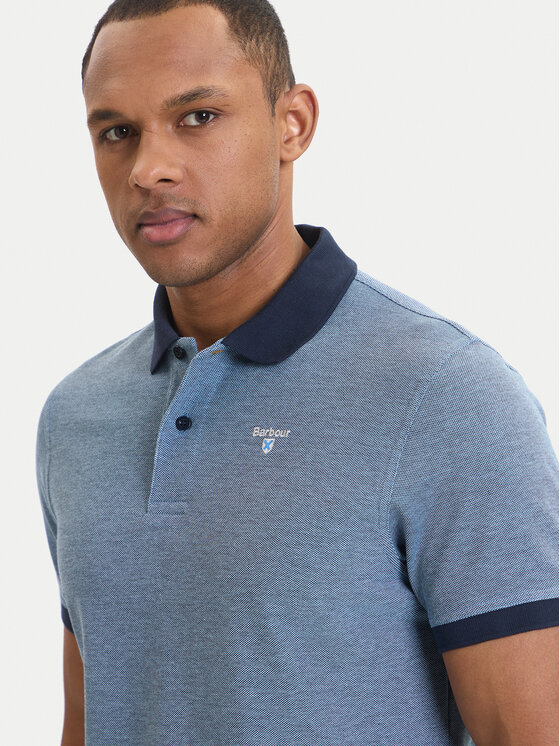 Barbour Barbour Polo majica Essential MML0628NY91 Modra