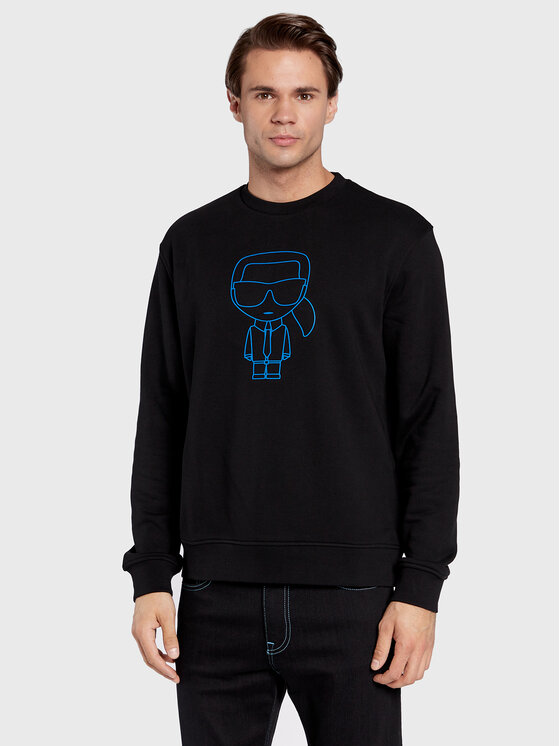 KARL LAGERFELD KARL LAGERFELD Суитшърт 705043 524910 Черен Regular Fit