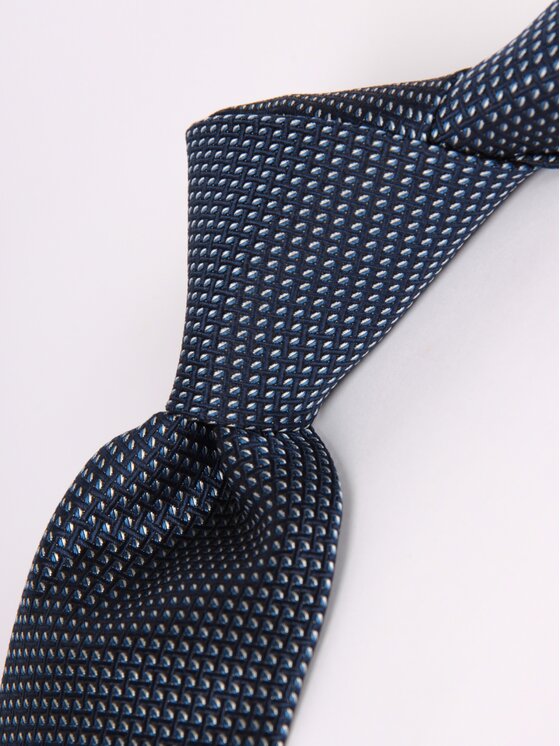 ELSNER ELSNER Γραβάτα JEDWAB ŻAKARD A0843 Σκούρο μπλε