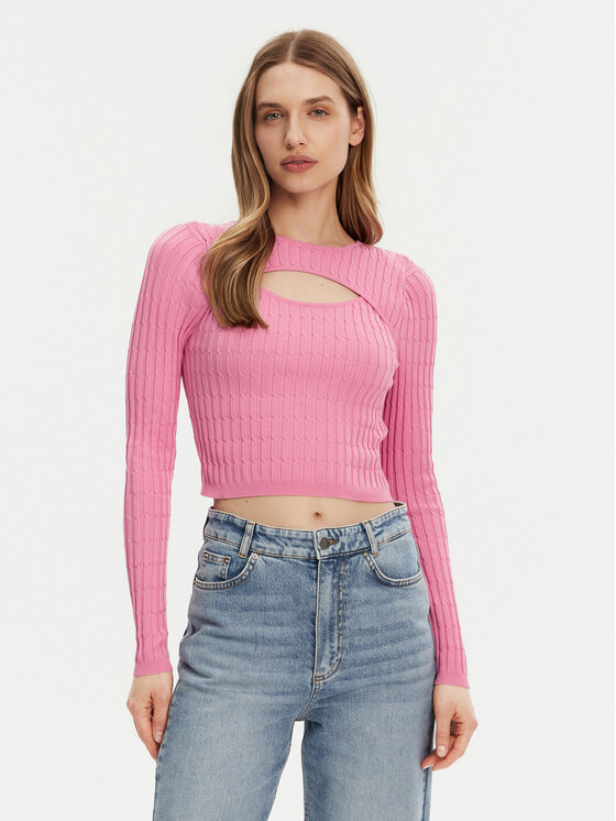 ONLY Damski Sweter, rozmiar L, Różowy, Meddi 15339582