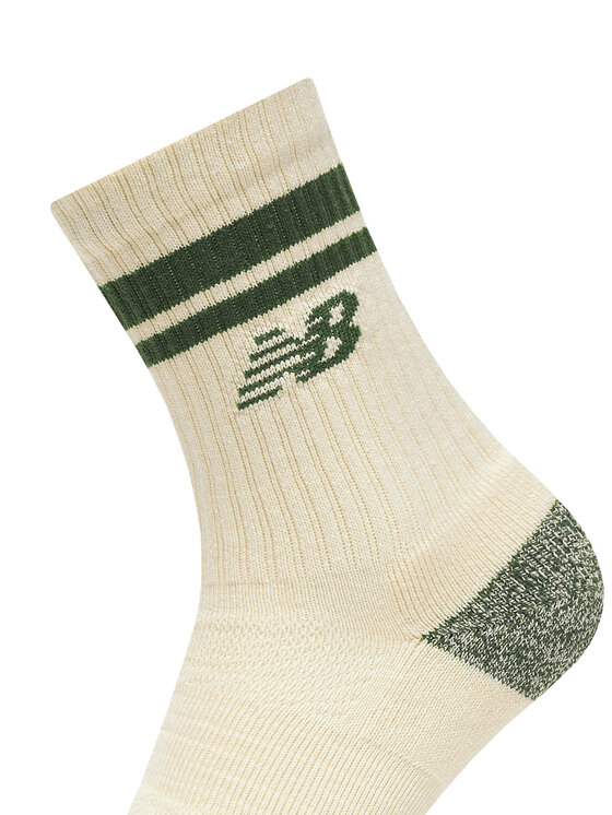 New Balance New Balance 3 unisex augsto zeķu pāru komplekts Active Lifestyle Striped Crew LAS35210AS3 Écru