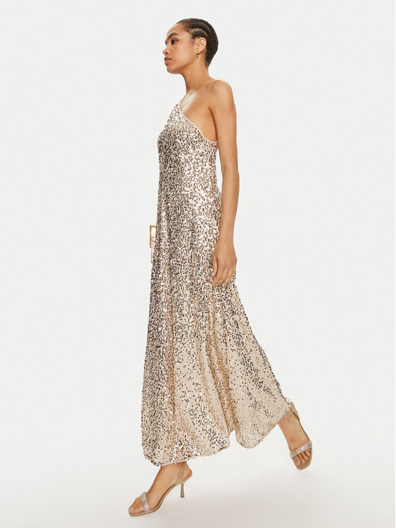 ROTATE ROTATE Estélyi ruha Safra 1128861531 Arany Loose Fit