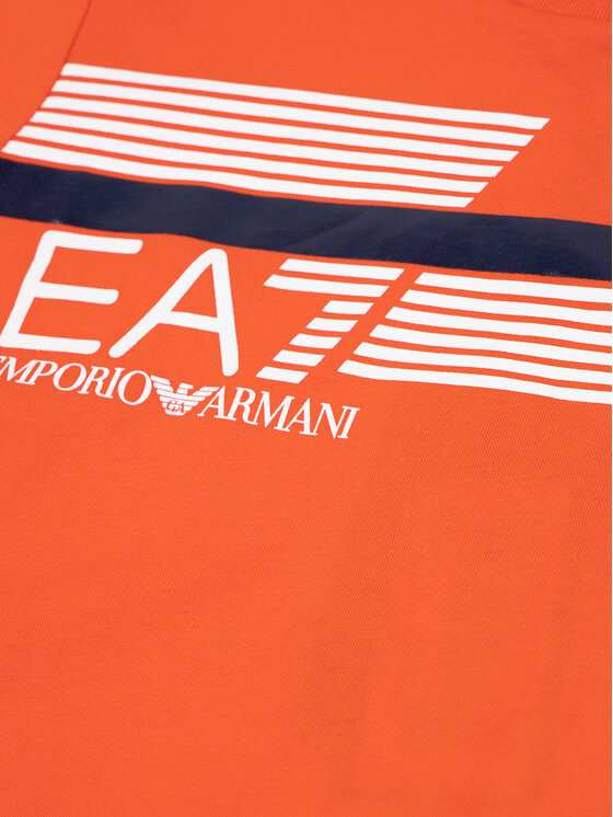 EA7 Emporio Armani EA7 Emporio Armani T-shirt 3HBT54 BJ7CZ 1686 Arancione Regular Fit