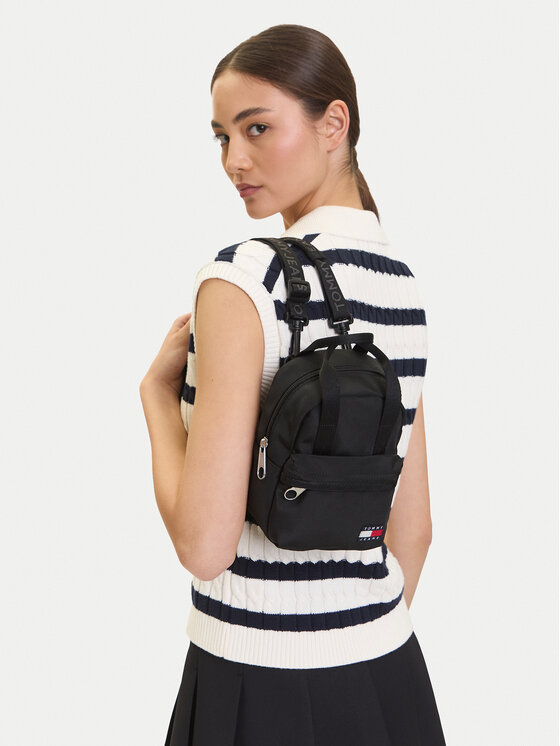 Tommy Jeans Tommy Jeans Ruksak Tjw Daily 2 Ways Backpack AW0AW17577 Crna