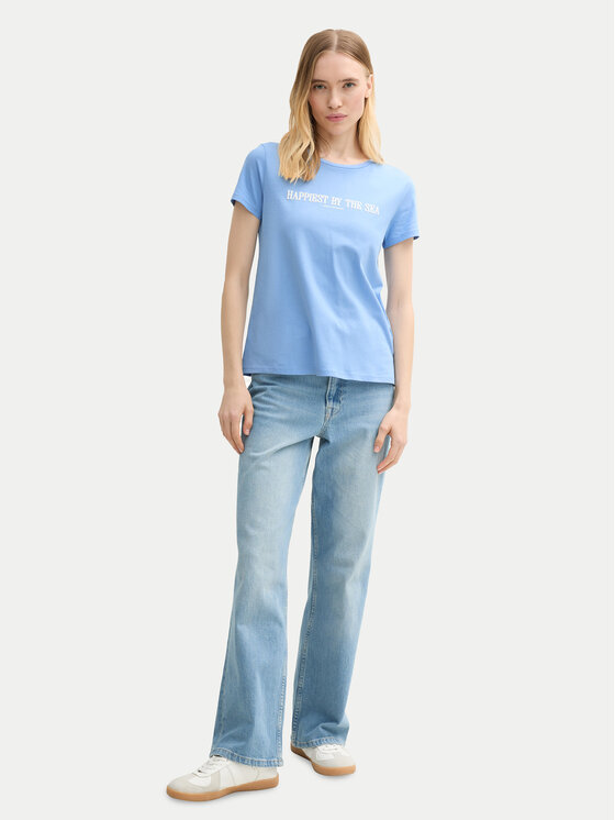 Tom Tailor Denim Tom Tailor Denim Tričko 1045417 Modrá Regular Fit