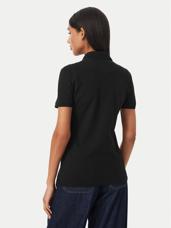 Lacoste Lacoste Тениска с яка и копчета PF5462 Черен Slim Fit