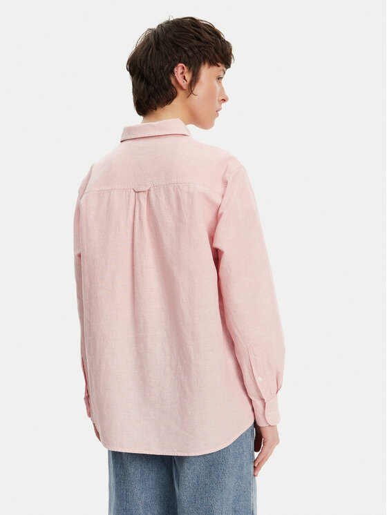 Tommy Jeans Tommy Jeans Košeľa DW0DW20292 Ružová Relaxed Fit