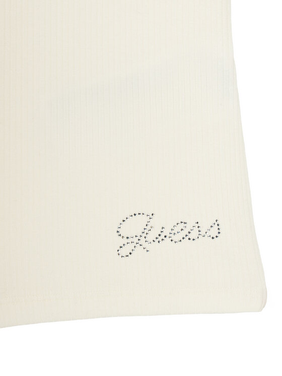 Guess Guess Μπλουζάκι J5YP02 KBCO2 Εκρού Regular Fit