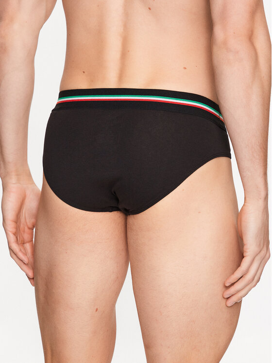Aeronautica Militare Aeronautica Militare 2er-Set Slips AM1USL001 Schwarz