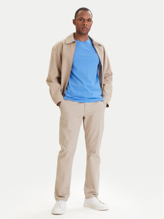 Tommy Jeans Tommy Jeans Majica DM0DM04411 Modra Slim Fit