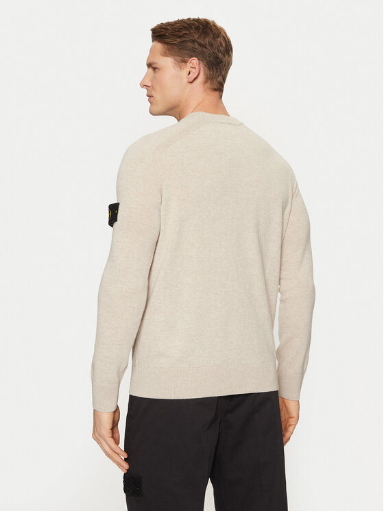 Stone Island Stone Island Sveter 8115545B4 Béžová Regular Fit