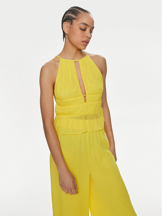 Patrizia Pepe Top 2C1540/A061-Y447 Žltá Regular Fit