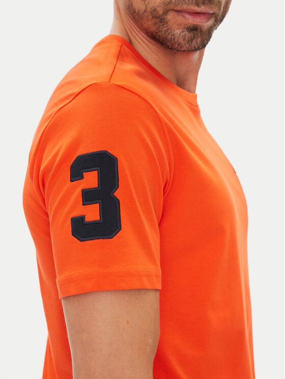 U.S. Polo Assn. U.S. Polo Assn. Marškinėliai MUP3311 Oranžinė Slim Fit