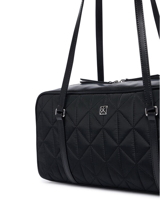 Calvin Klein Calvin Klein Geantă Quilted Nylon 2X Strap Camerabag LV04F3651G Negru
