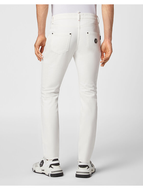 PHILIPP PLEIN PHILIPP PLEIN Jeans 1269 Bianco Straight Leg