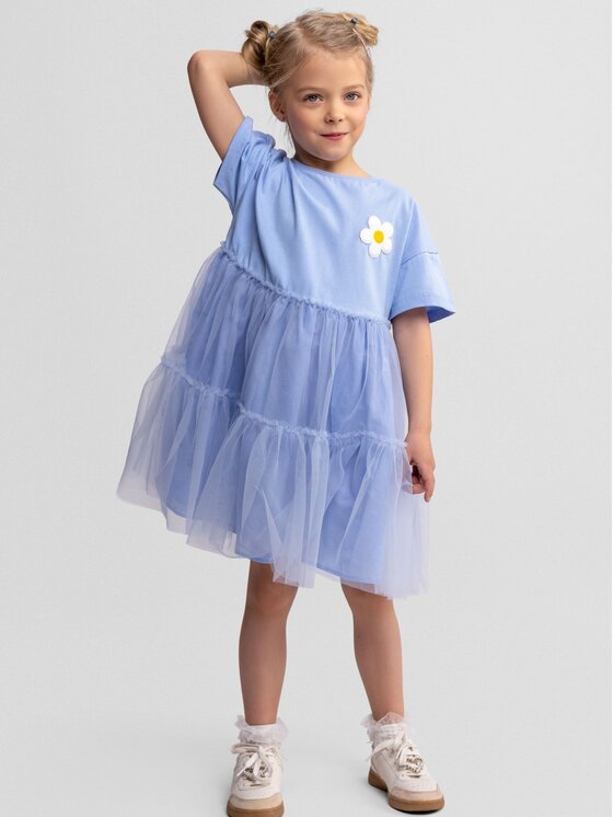 minoti minoti Sukienka codzienna 30DRESS115 Niebieski Regular Fit