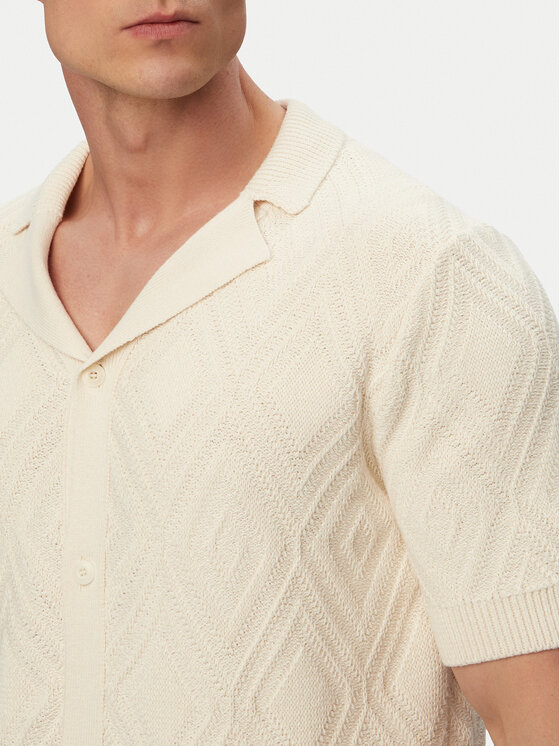 JOOP! Jeans JOOP! Jeans Camicia Diamor 30101667 Crema Regular Fit