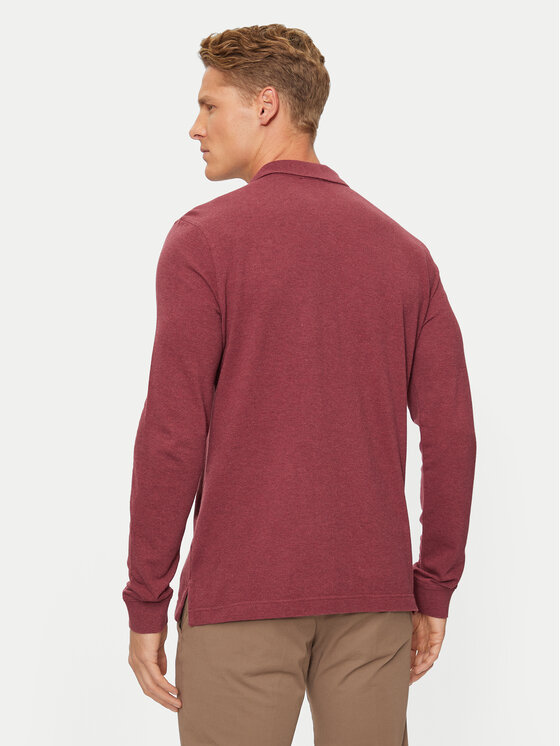 United Colors Of Benetton United Colors Of Benetton Polo 3088U3025 Bordowy Regular Fit